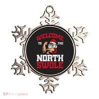 Christmas Welcome North Swole Xmas Muscle Gym Ornament thumb 0