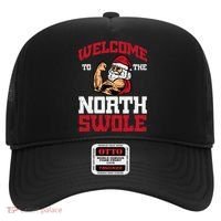 Christmas Welcome North Swole Xmas Muscle Gym Hat thumb 0