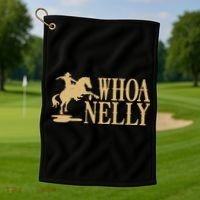 Casual Whoa Nelly Horse Country Golf Towel thumb 1