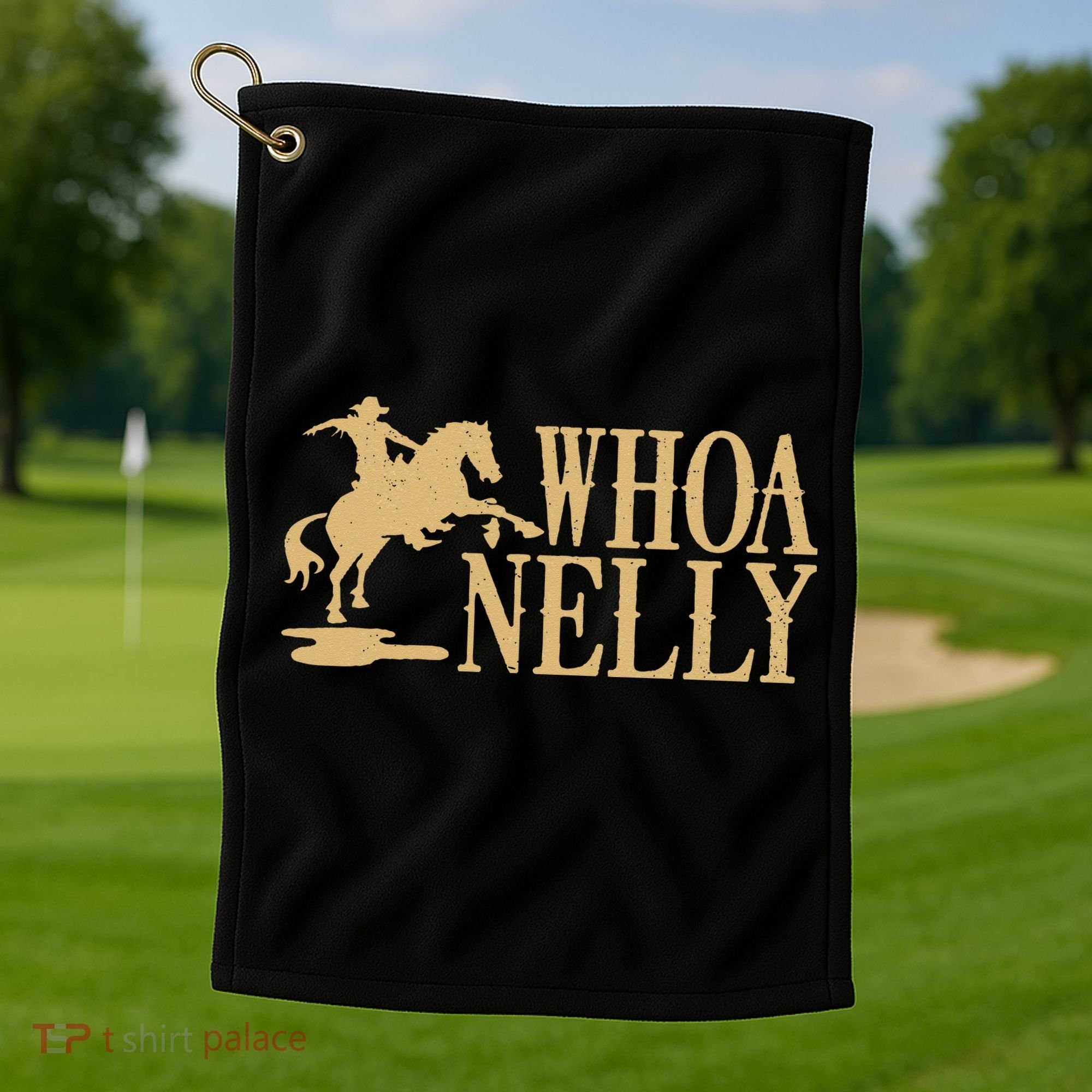 Casual Whoa Nelly Horse Country Golf Towel