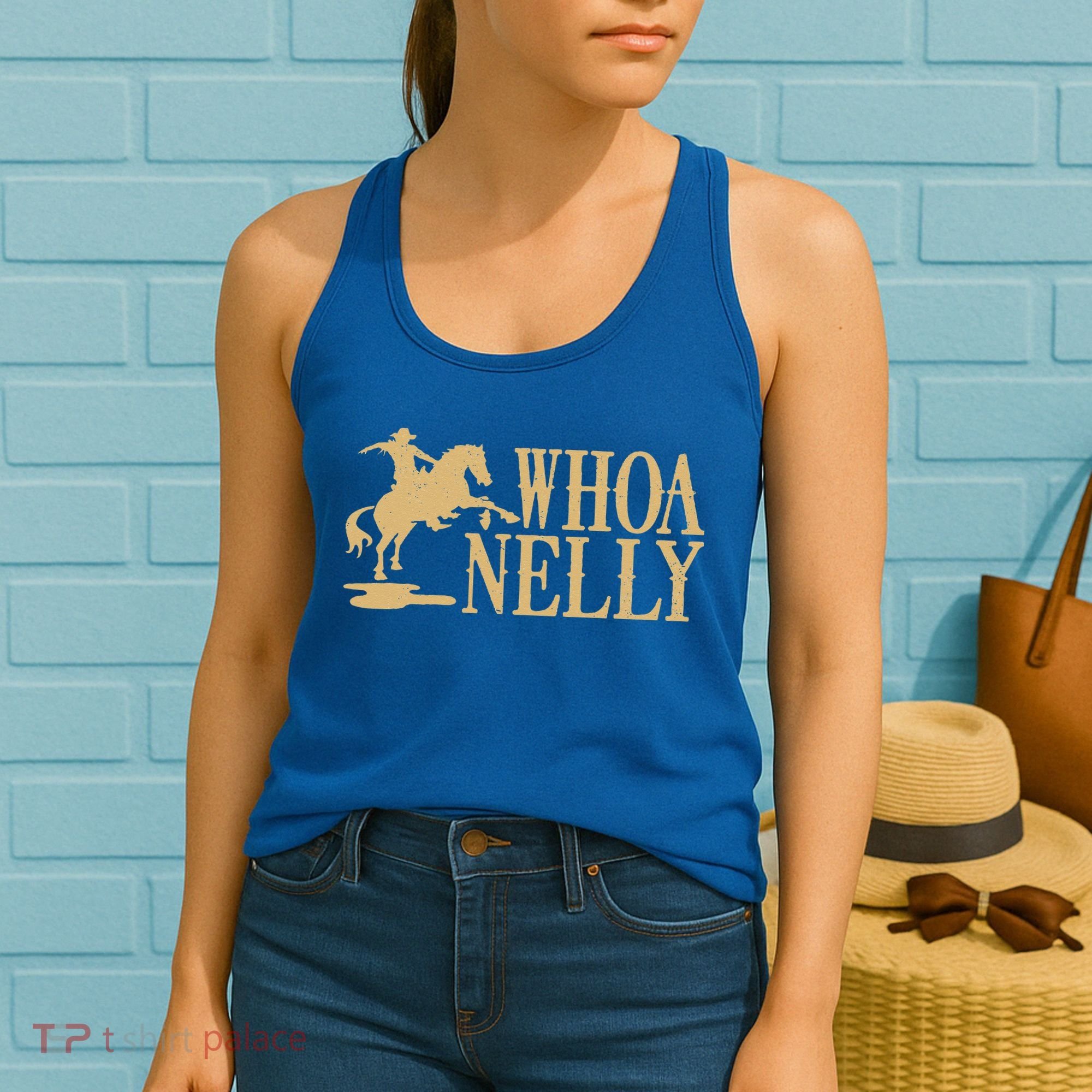 Casual Whoa Nelly Horse Country Women's Tank Top