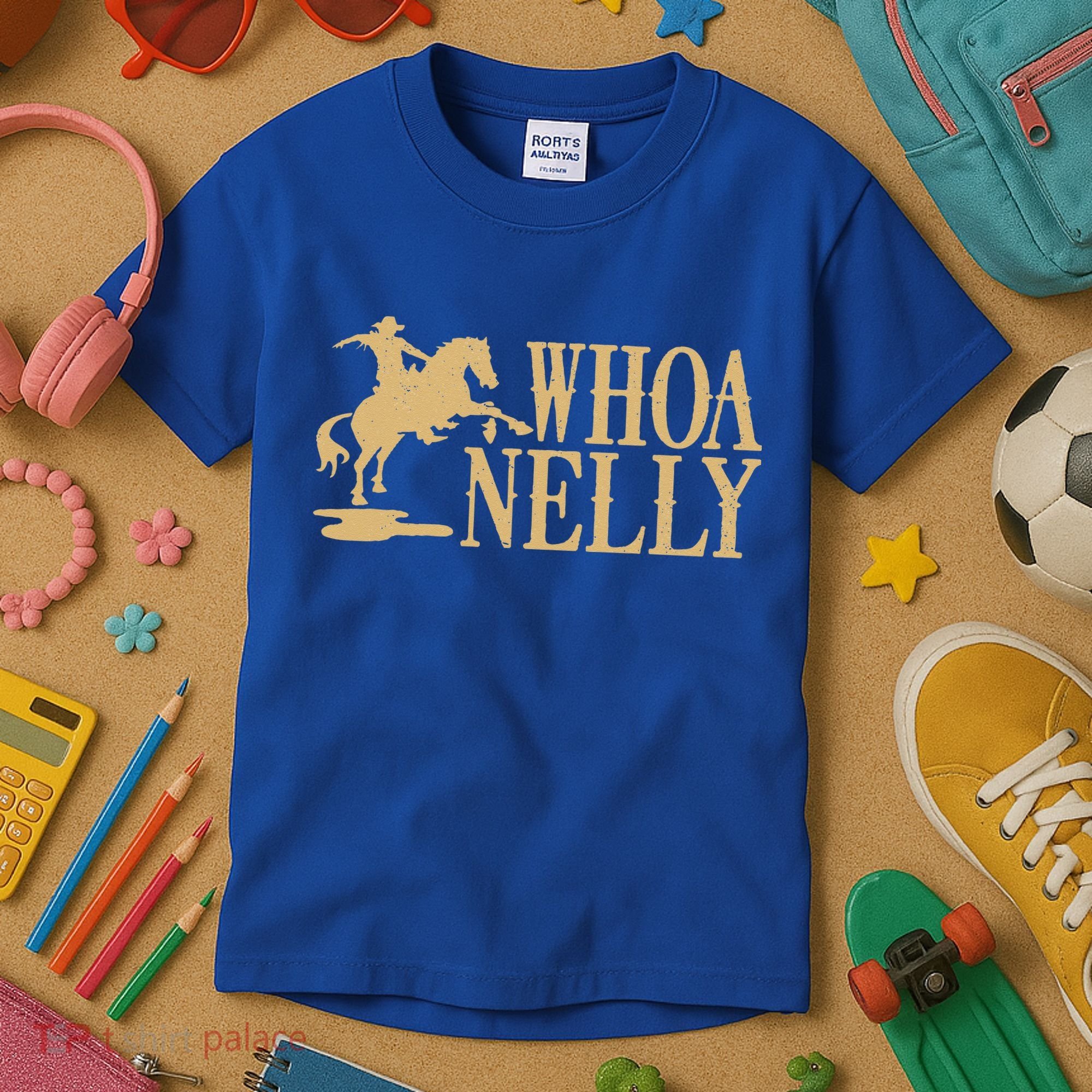 Casual Whoa Nelly Horse Country Kids T-Shirt