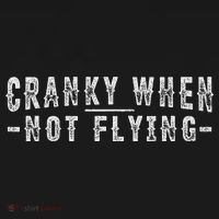 Cranky When Not Flying Funny Cranky Pilot When Not Flying Kids Hoodie thumb 5