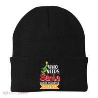 Christmas Who Needs Santa Where You Have Tata Beanie thumb 0