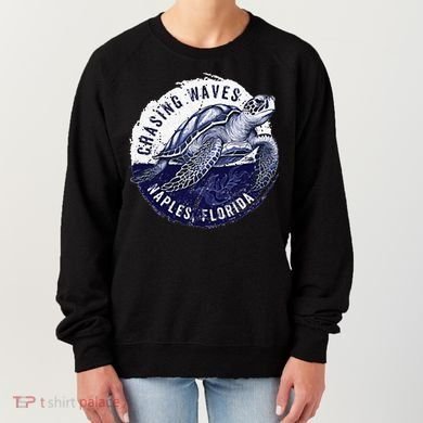 Chasing Waves Naples Florida Women's Sweatshirt