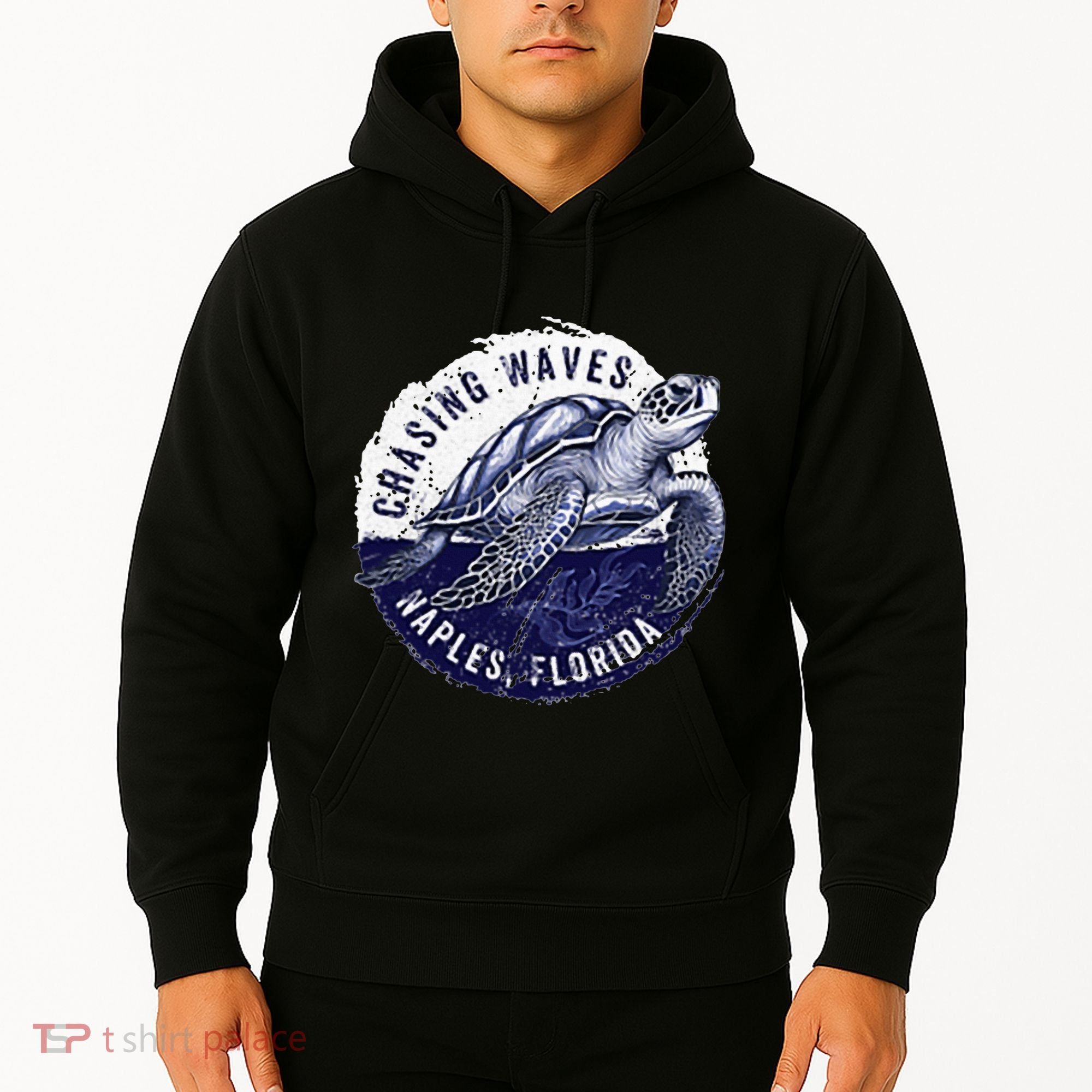 Chasing Waves Naples Florida Hoodie