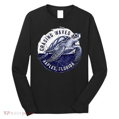 Chasing Waves Naples Florida Long Sleeve Shirt