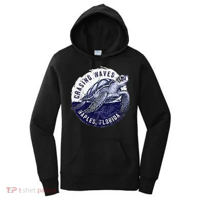 Chasing Waves Naples Florida Women's Hoodie