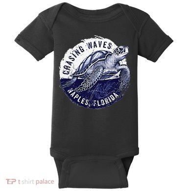 Chasing Waves Naples Florida Baby Bodysuit