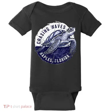 Chasing Waves Naples Florida Baby Bodysuit