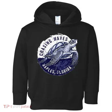 Chasing Waves Naples Florida Toddler Hoodie