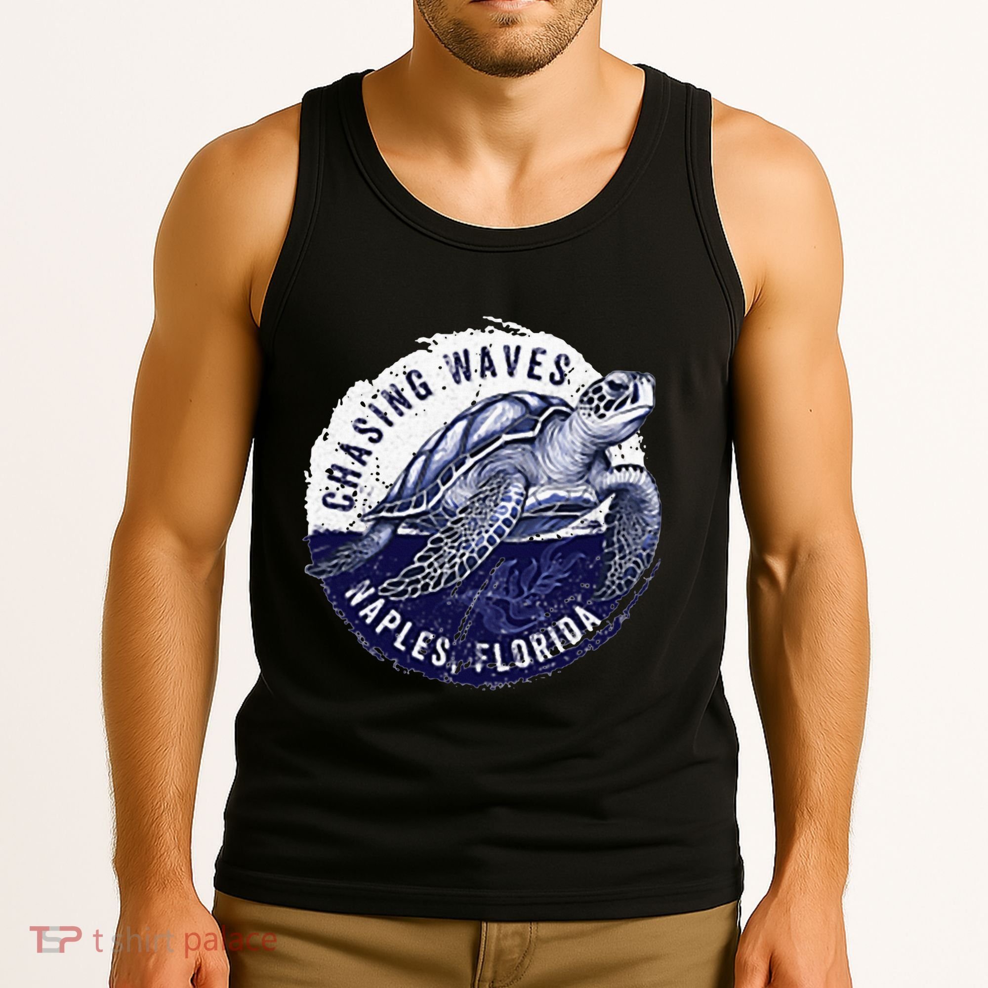 Chasing Waves Naples Florida Tank Top