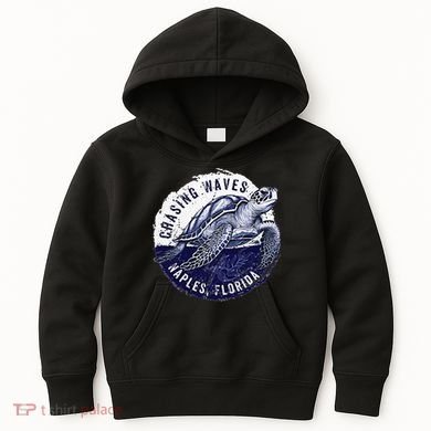 Chasing Waves Naples Florida Kids Hoodie