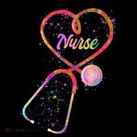 Cute Watercolor Nurse Heart Stethoscope Coffee Mug thumb 5