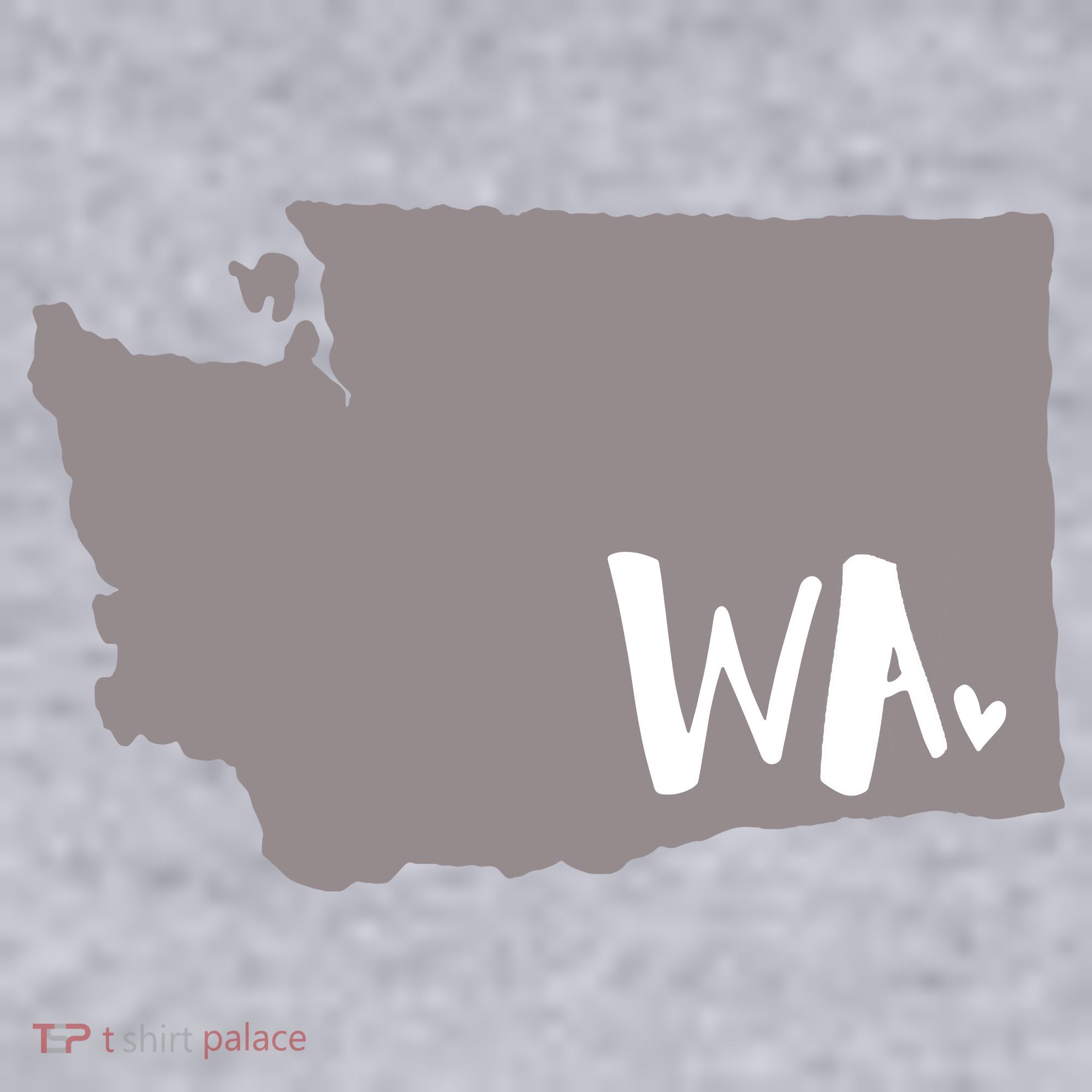 Cute Washington Outline Gift From Wa Women's Sweatshirt