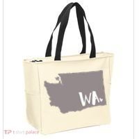 Cute Washington Outline Gift From Wa Tote Bag thumb 2