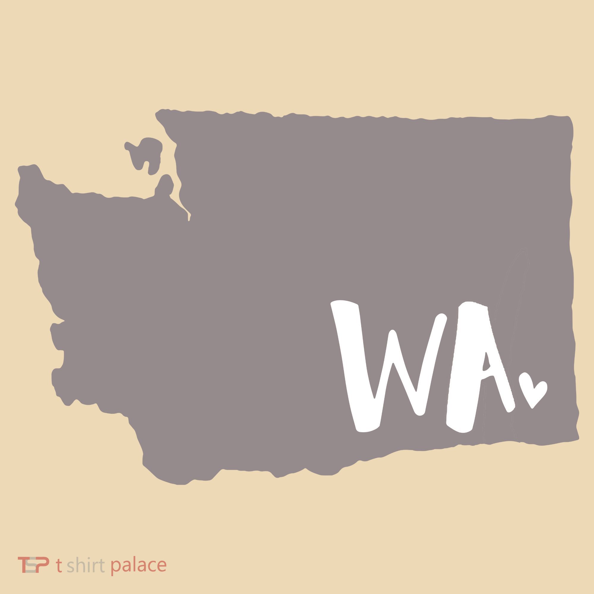 Cute Washington Outline Gift From Wa Tote Bag