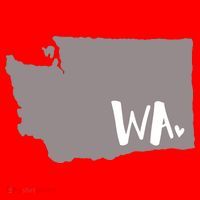 Cute Washington Outline Gift From Wa Santa Hat thumb 1