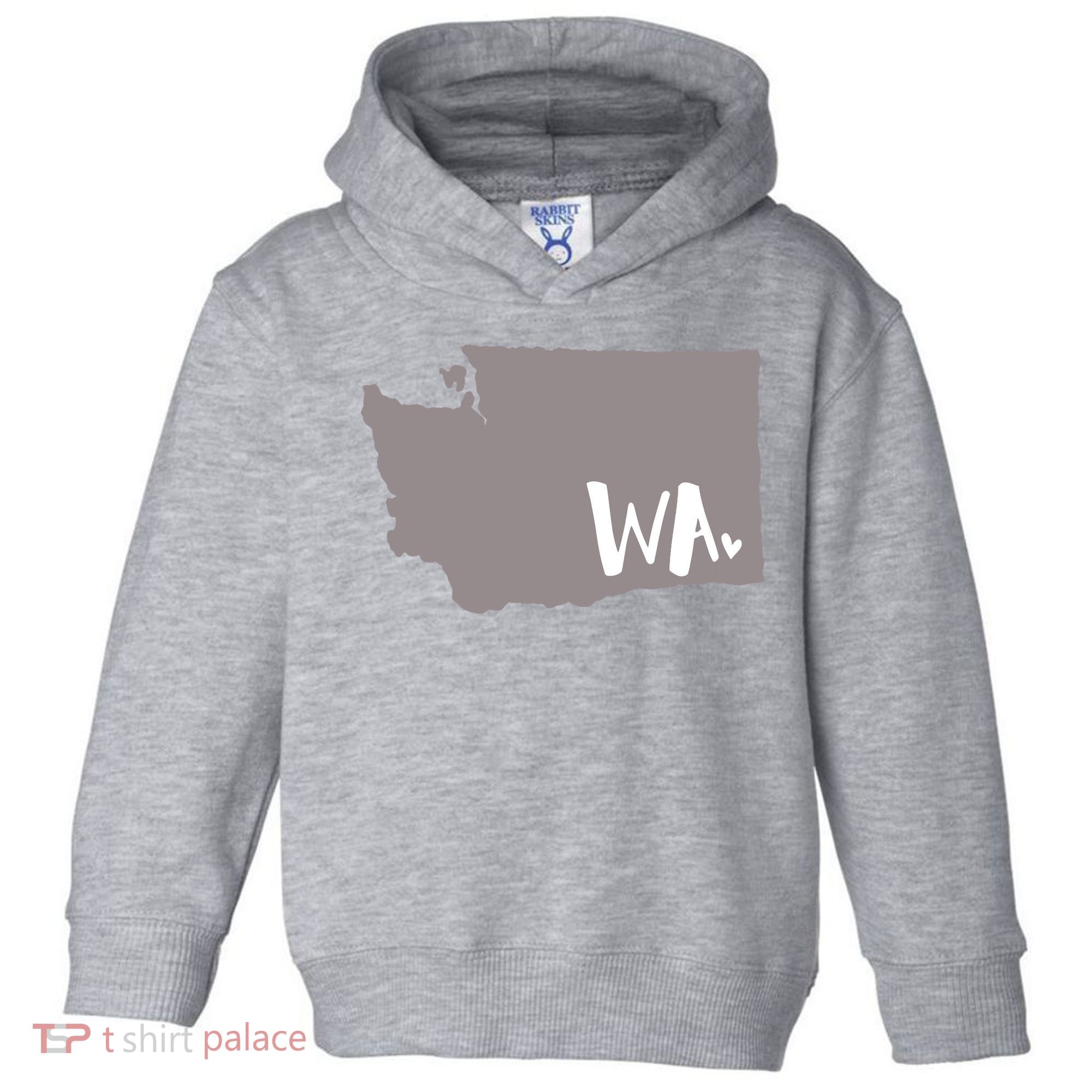 Cute Washington Outline Gift From Wa Toddler Hoodie