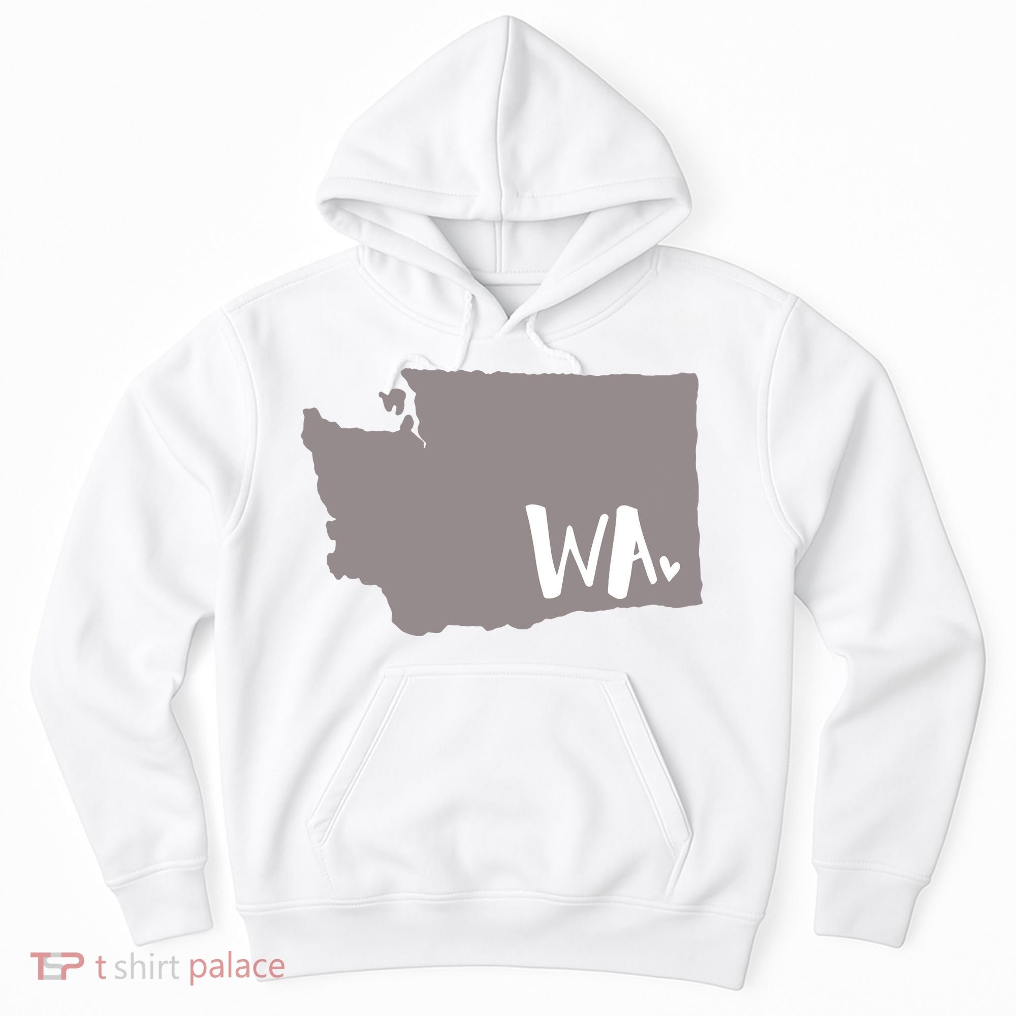 Cute Washington Outline Gift From Wa Hoodie