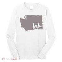 Cute Washington Outline Gift From Wa Long Sleeve Shirt thumb 0