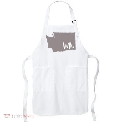 Cute Washington Outline Gift From Wa Apron