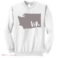 Cute Washington Outline Gift From Wa Sweatshirt thumb 0