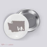 Cute Washington Outline Gift From Wa Button thumb 0