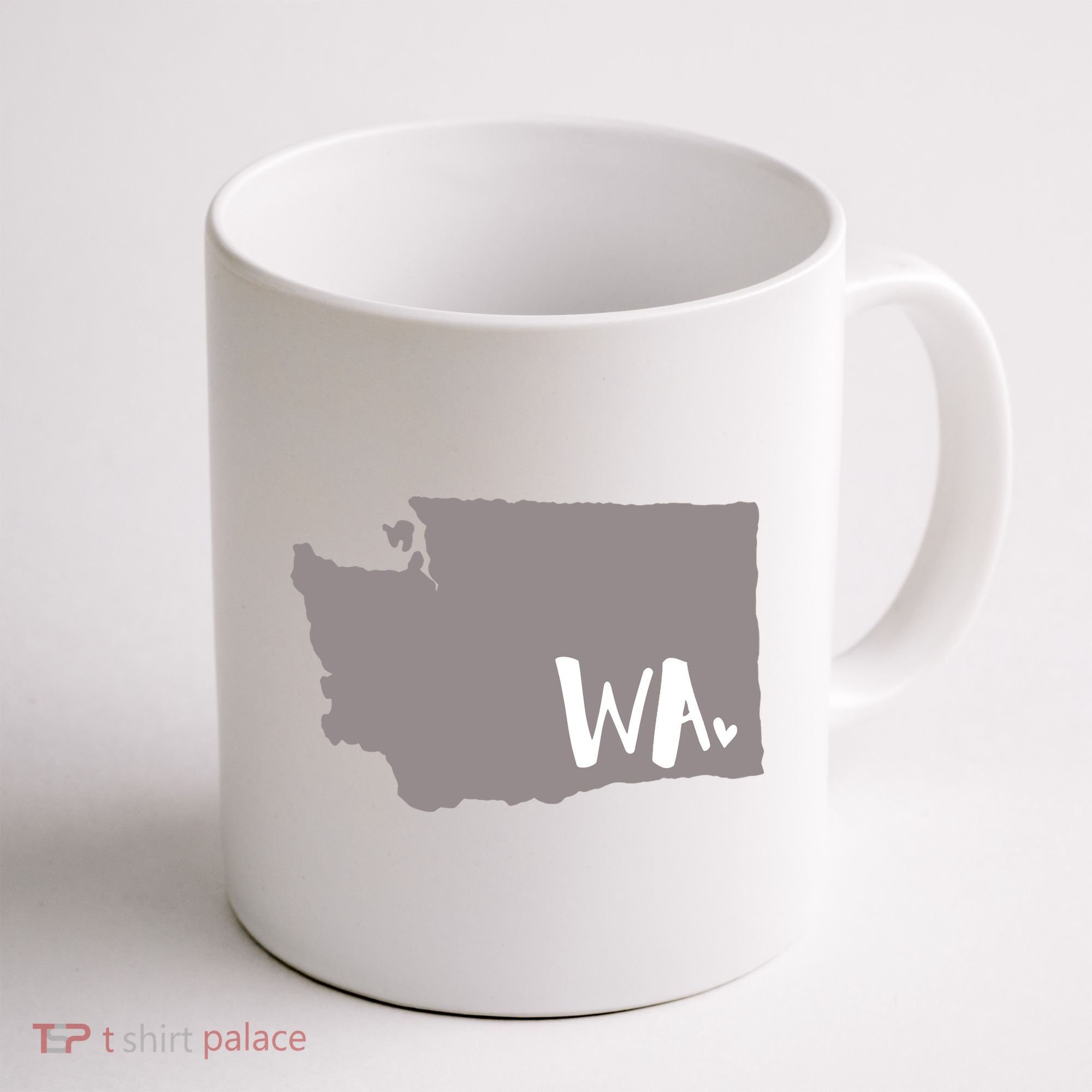 Cute Washington Outline Gift From Wa Coffee Mug