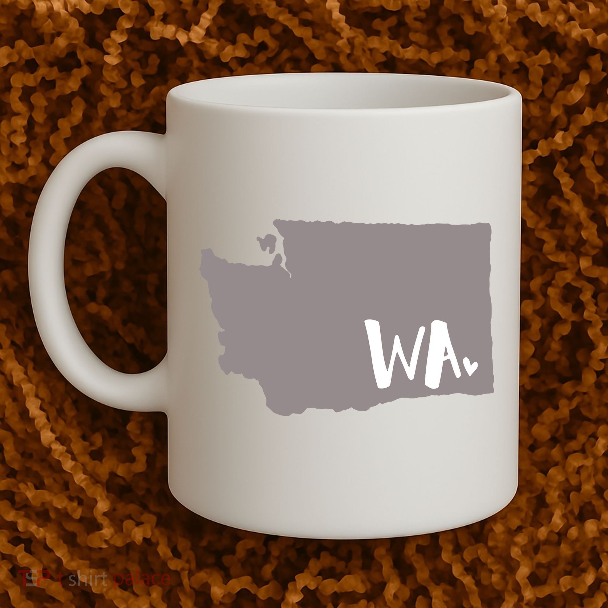 Cute Washington Outline Gift From Wa Coffee Mug