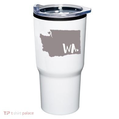 Cute Washington Outline Gift From Wa Tumbler