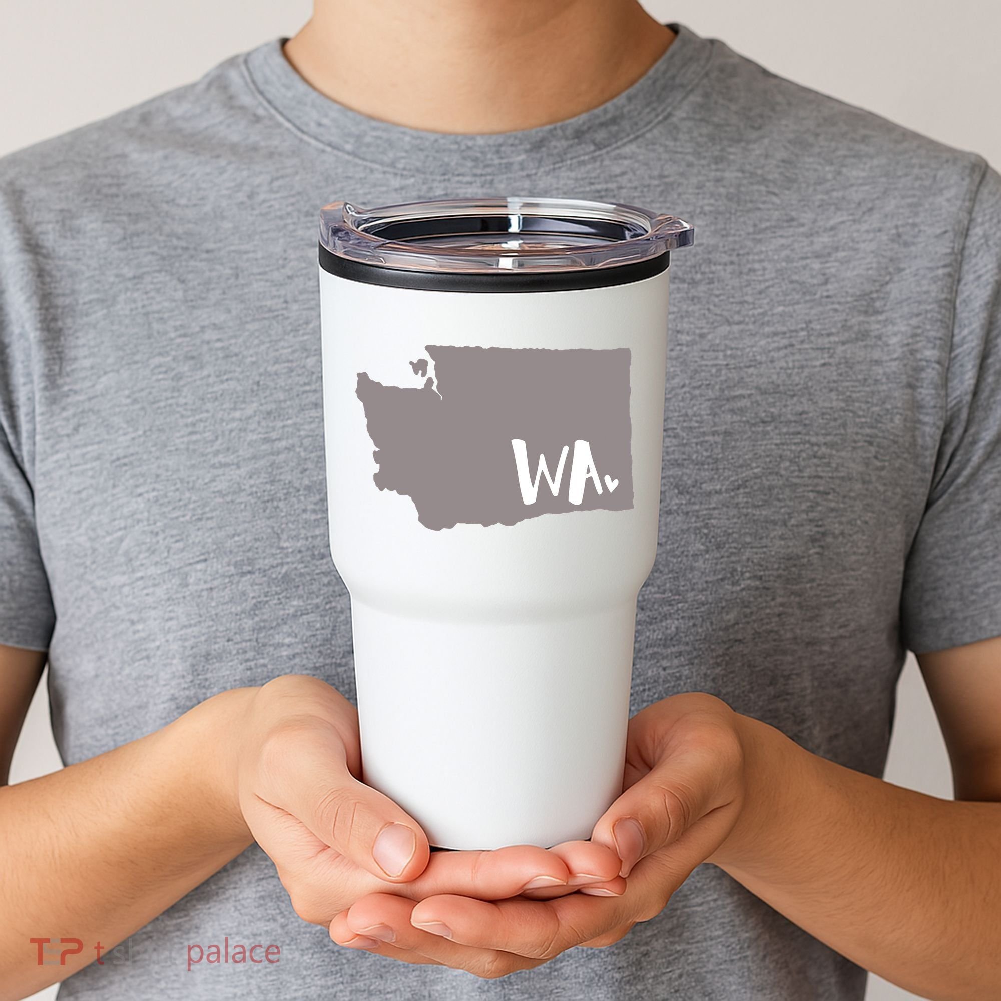 Cute Washington Outline Gift From Wa Tumbler