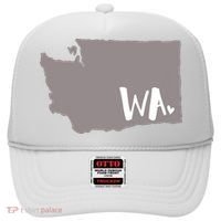 Cute Washington Outline Gift From Wa Hat thumb 0