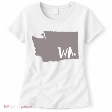 Cute Washington Outline Gift From Wa Women's T-Shirt
