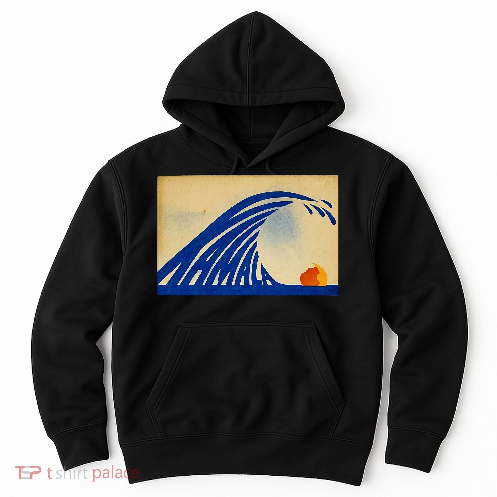 Cute Wave Of Blue Wave Kamala For Kamala Funny Trump Hoodie