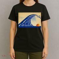 Cute Wave Of Blue Wave Kamala For Kamala Funny Trump T-Shirt thumb 4