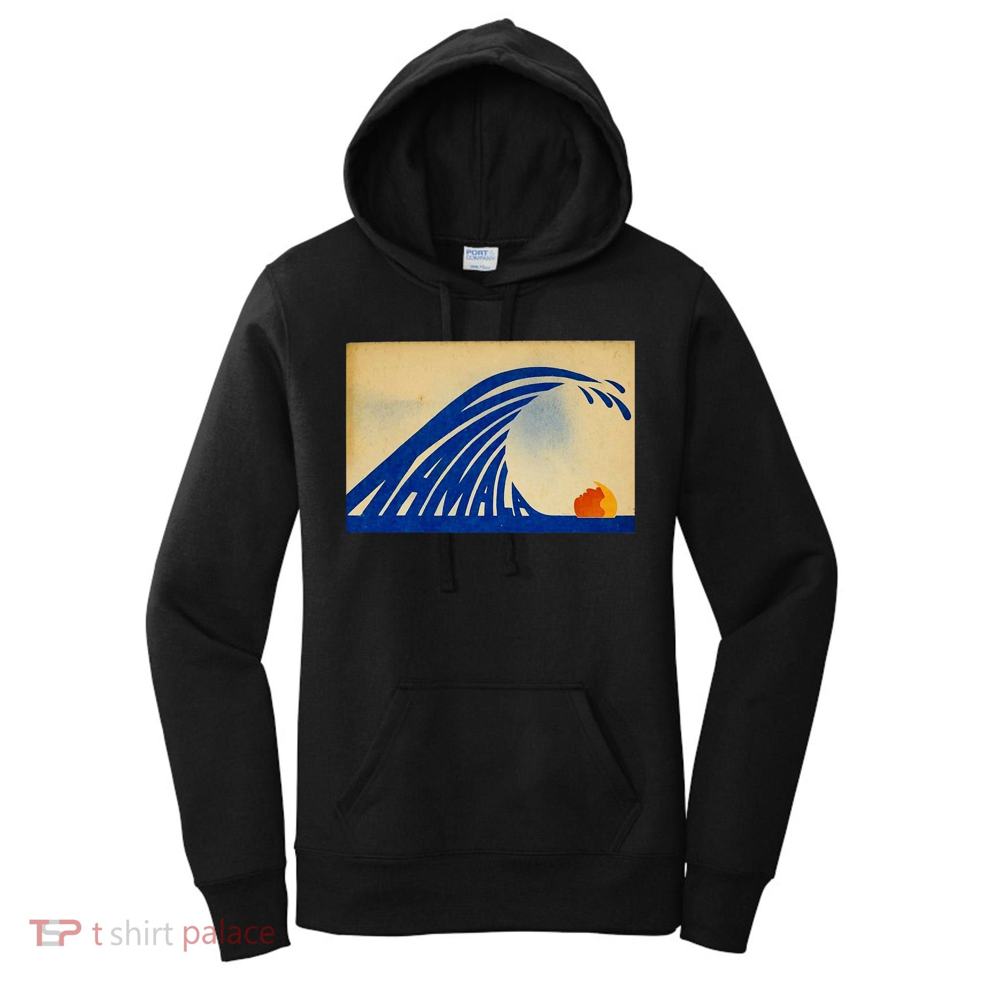 Cute Wave Of Blue Wave Kamala For Kamala Funny Trump Women's Hoodie