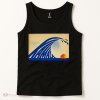 Cute Wave Of Blue Wave Kamala For Kamala Funny Trump Tank Top thumb 2
