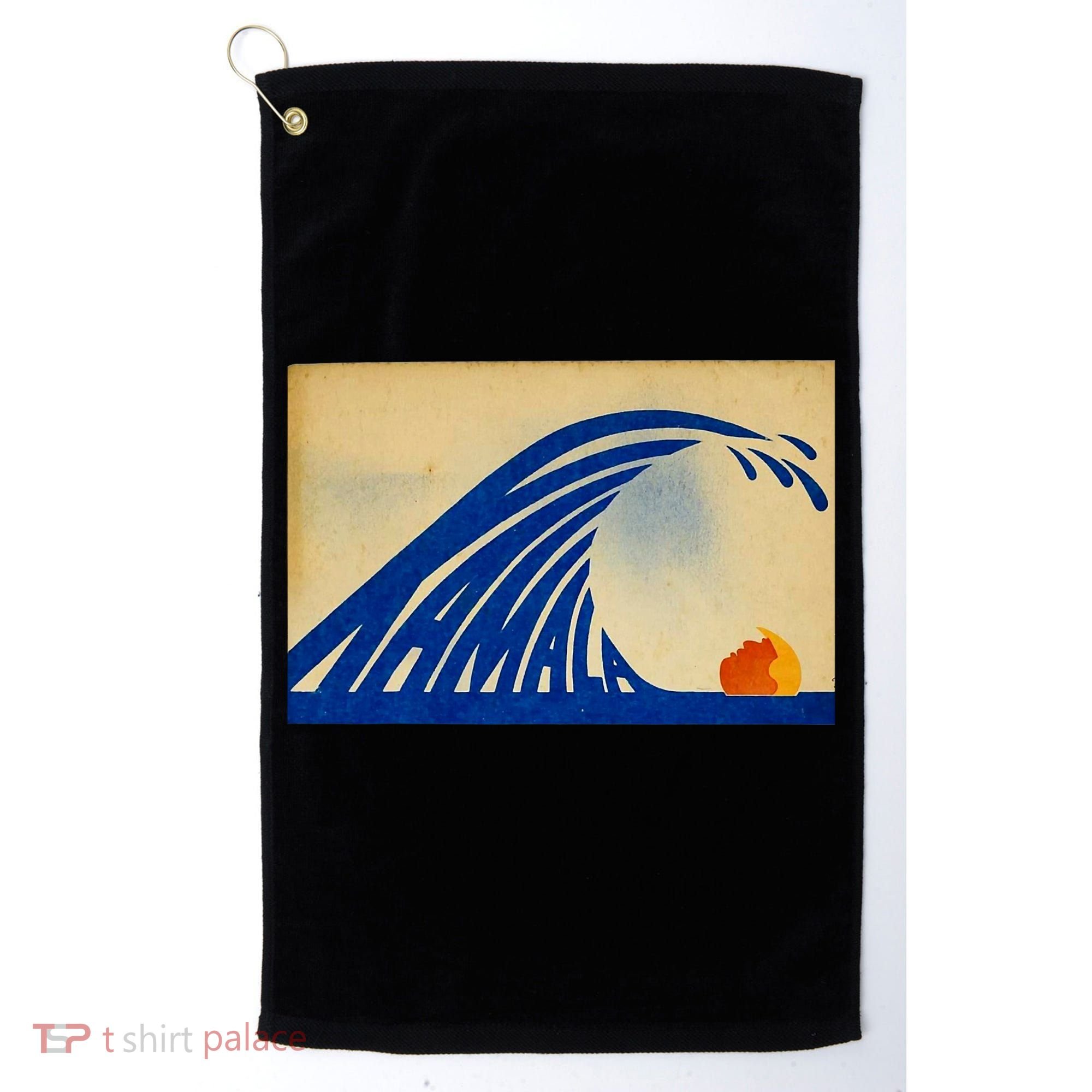 Cute Wave Of Blue Wave Kamala For Kamala Funny Trump Golf Towel