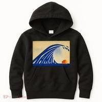 Cute Wave Of Blue Wave Kamala For Kamala Funny Trump Kids Hoodie thumb 0
