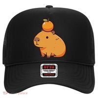 Capybara With Orange On The Head Capybara Hat thumb 0
