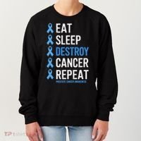 Cancer Warrior Prostate Cancer Awareness Women's Sweatshirt thumb 0