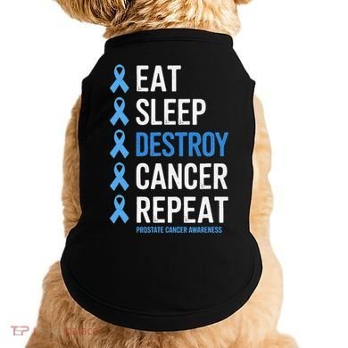 Cancer Warrior Prostate Cancer Awareness Doggie Tank