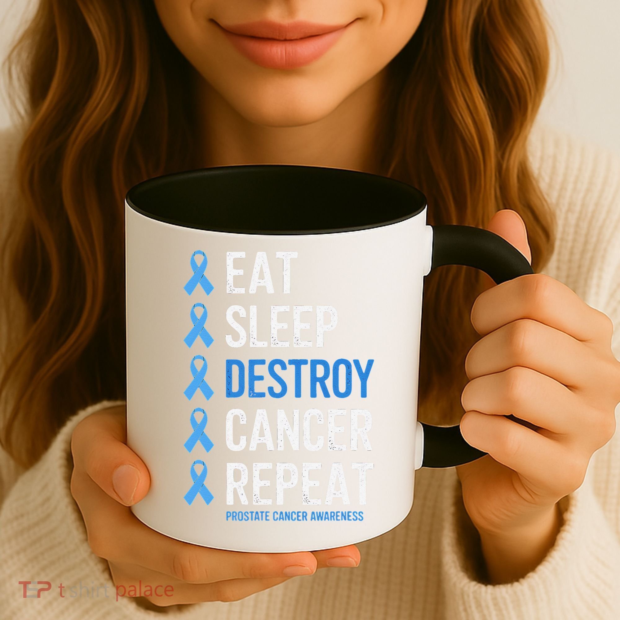 Cancer Warrior Prostate Cancer Awareness Coffee Mug