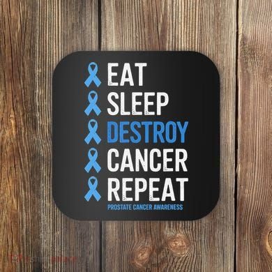 Cancer Warrior Prostate Cancer Awareness Coaster