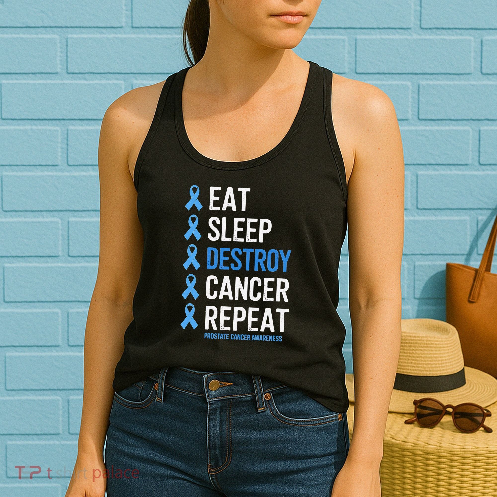 Cancer Warrior Prostate Cancer Awareness Women's Tank Top