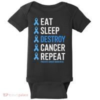 Cancer Warrior Prostate Cancer Awareness Baby Bodysuit thumb 0