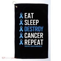 Cancer Warrior Prostate Cancer Awareness Golf Towel thumb 0