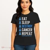 Cancer Warrior Prostate Cancer Awareness Women's T-Shirt thumb 4