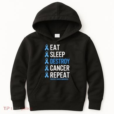 Cancer Warrior Prostate Cancer Awareness Kids Hoodie